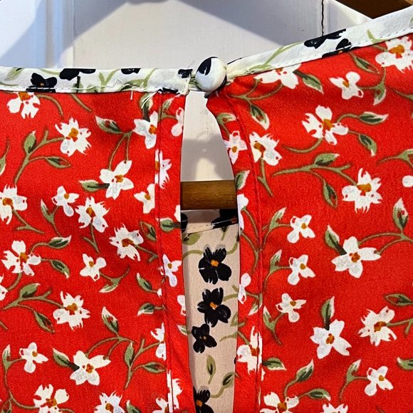 Influence Mix And Match Floral Ruffle Top - Picture 4 of 6